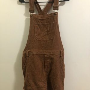 Brown Corduroy Overalls